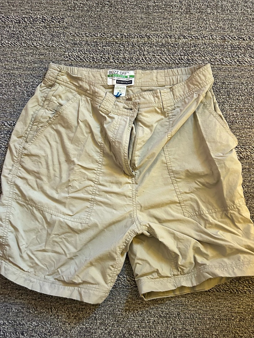 ExOffico Buzz Off Khaki Hiking Shorts